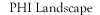 Phi Landscape
